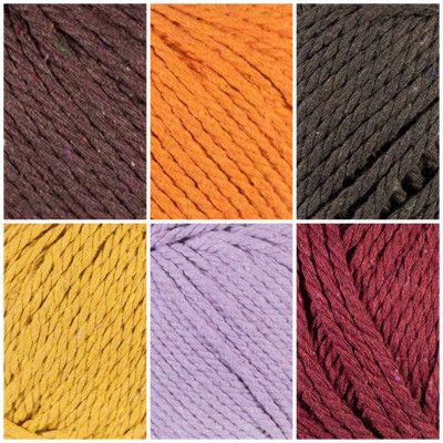 3mm Colorful Cotton Rope Spools by Craft County - 50 Meters - Soft Cord for DIYs