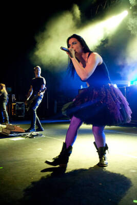 Tim McCord and Amy Lee of Evanescence at the Carnival of Madness t- Old Photo 2