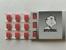 Studex Ear Piercing 14K Gold Plated Mini Black Onyx Pearl  12 pairs M307Y