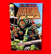 THE SAVAGE DRAGON #2 VS TEENAGE MUTANT NINJA TURTLES SIGNED ARTIST ERIK LARSEN