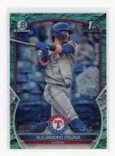 2023 Bowman - Blue Pattern Chrome Prospects Alejandro Osuna #086/125