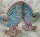 Pair of Royal Haeger Nautilus Shell Vases Vintage Mid Century