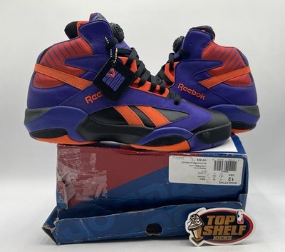 DS New Reebok Shaq Attaq Phoenix Suns Size 12 Authentic Rare Retro