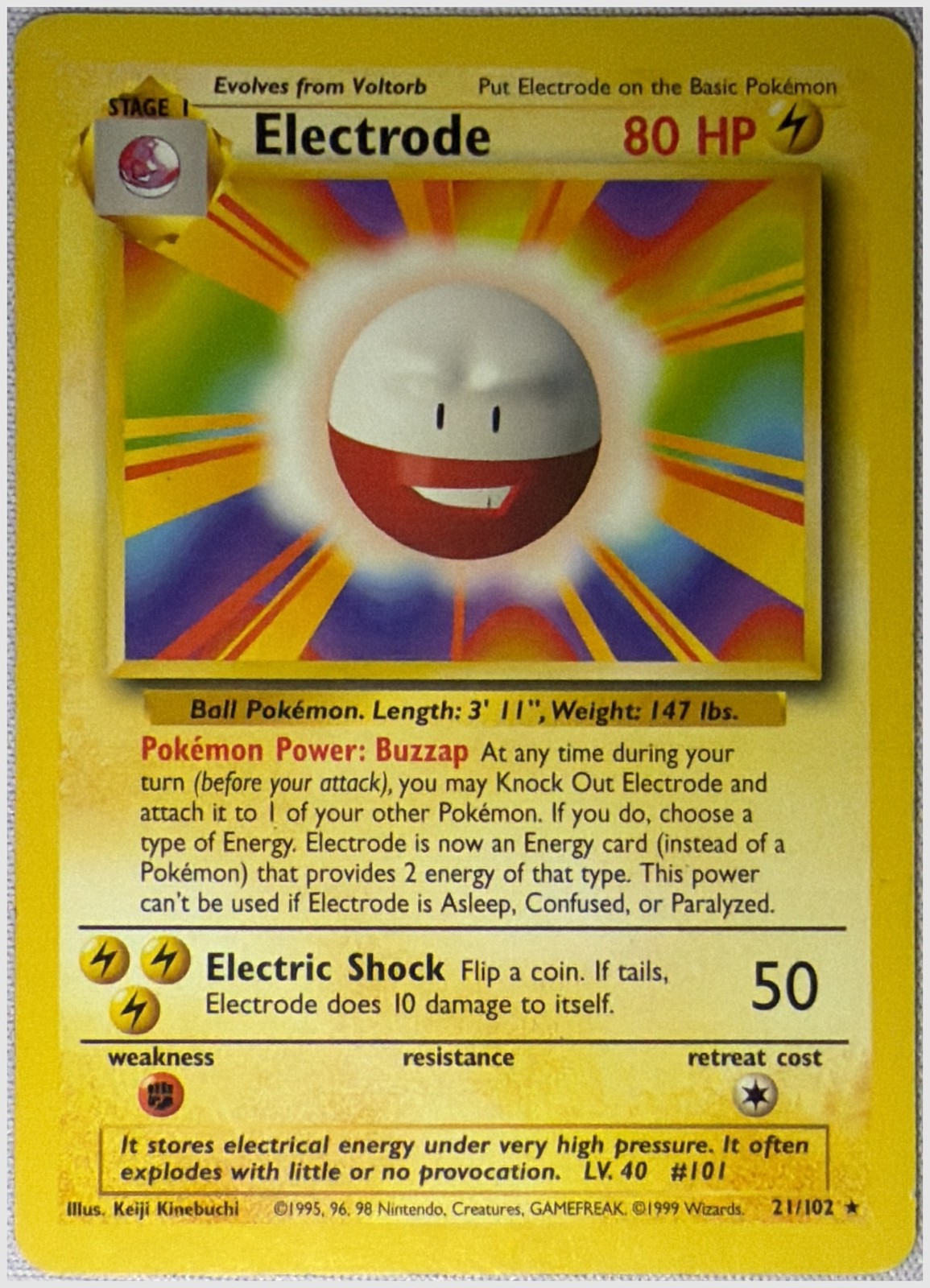 Electrode 21/102 Base Set Unlimited Non-holo MP or Better