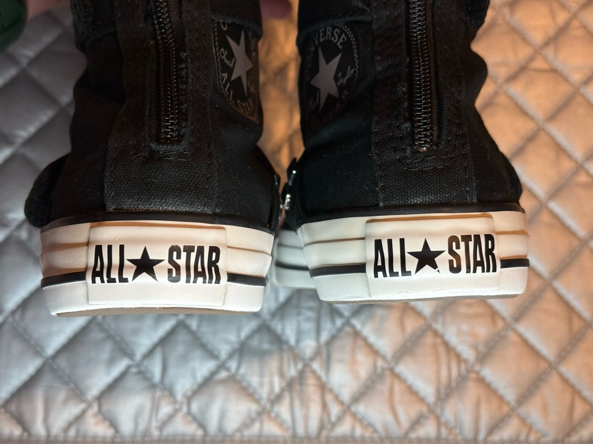 Converse Chuck Taylor Star Black Studded Knee High XXHi-Tops