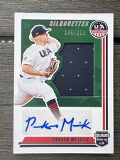 Parker Messick 2022 Panini Stars and Stripes Silhouettes Auto Jsy 145/250 READ