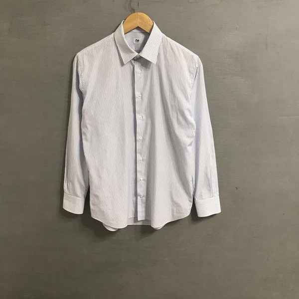 Men Ferum Shirt White Cotton 38 / M / 46 #1VUN