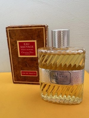 Vintage 1980er Dior Eau Savage Eau de Toilette 50ml Originalverpackt Selten