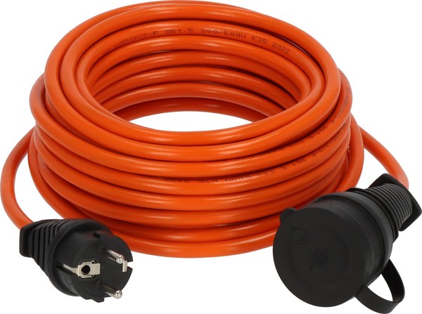 Brennenstuhl VerläNgerungskabel Stromkabel 10M IP44 Outdoor Garten Orange Robust-image