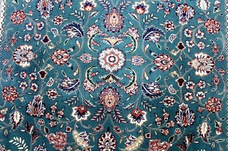9X6 BREATHTAKING MASTERPIECE 300 KPSI HAND KNOTTED VEGETABLE DYE ISFAHANN RUG