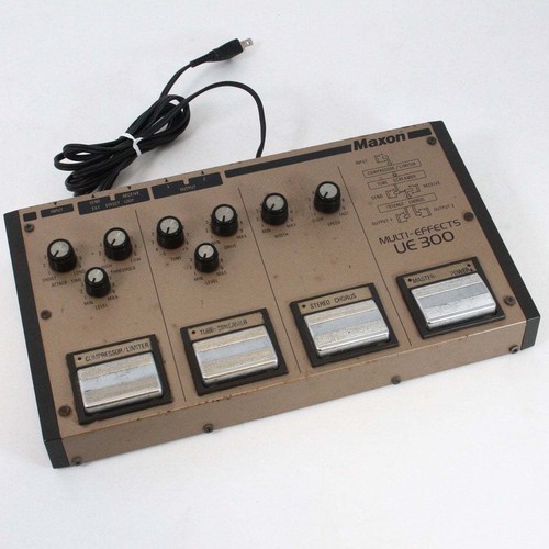 Maxon UE-300 Multi-Effect Pedal Compressor OD Chorus Used No Box