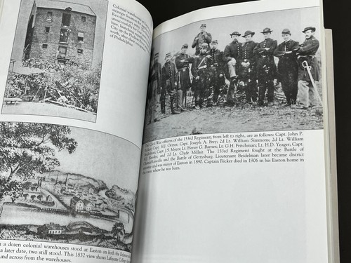 Historic Easton PA Images of America TRIPLE SIGNED History Photo Book + Clipping - Picture 22 of 24
