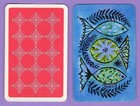 2 Single Swap Playing Cards HALLMARK JESTER JOKERS ARTY COLOR FIGURES MINT — photo 2