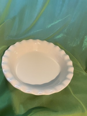 Corning Ware Etch Pie Plate White/Purple