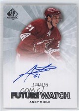 2011-12 SP Authentic Auto Future Watch 379/999 Andy Miele #222 Auto 2a8