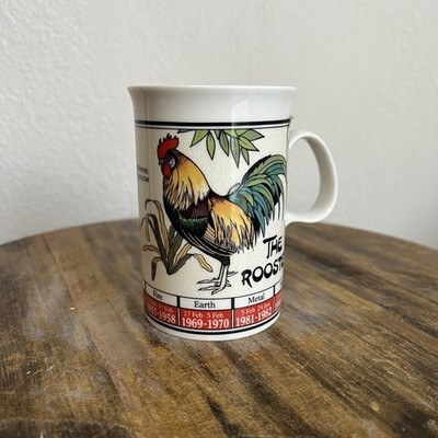 Dunoon Chinese Zodiac Rooster Mug Year of the Rooster Elements Dates