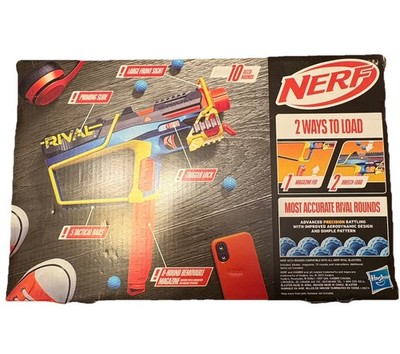 Nerf Rival Mirage XXIV-800 Blaster 14+ Blue Yellow Hasbro Foam