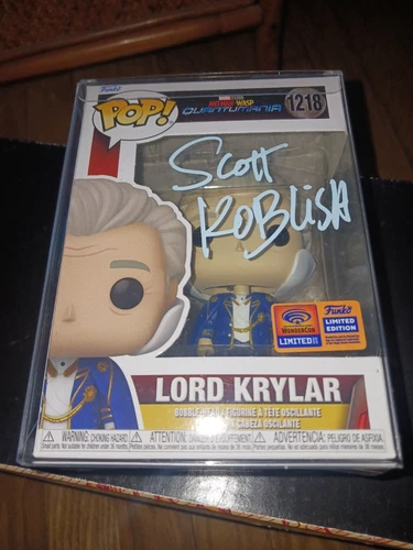 Funko Pop Quantumania #1218 LORD KRYLAR WonderCon 2023 Signed Scott Koblish