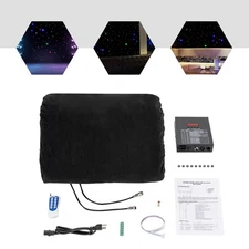 Star Stage Backdrop 20x10 ft LED Star Curtain Starry Sky Background DMX w/Remote
