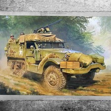 Forces Of Valor 1/72 Scale Kit 873007A - US M3A1 Half-Track - Normandy 1944