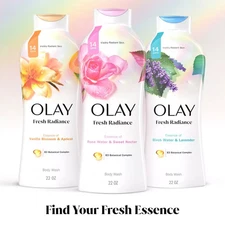 Olay Fresh Outlast Body Wash Shea Butter, 22.0 fl oz ( Choose Your Scent )