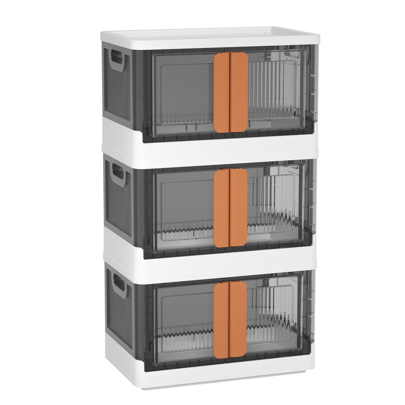 Замечательные складные контейнеры для хранения - 3 больших упаковки объемом 8,5 галлона/33,8 литра