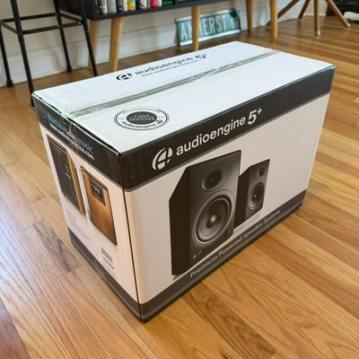 NEW Audioengine A5+ Classic 150W Powered Speakers Black Remote USB Subwoofer S8