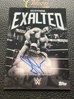 2025 Topps Exalted WWE Gunther Black And White Signatures CF18