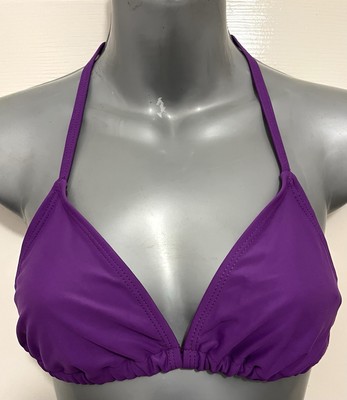 Beautiful Quality Purple Halter Neck Style Bikini Top - Size 10