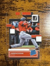 2022 Panini Chronicles  Jarren Duran Clearly Donruss Red Sox Rated Rookie