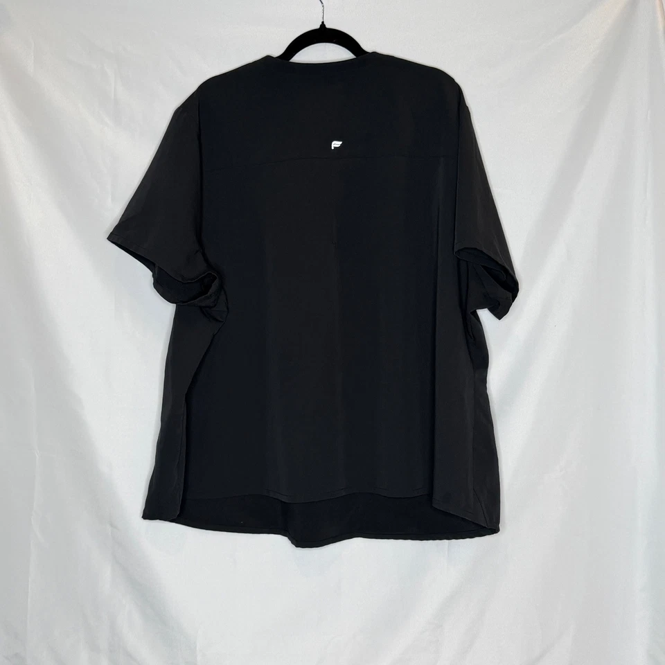 Lote de 2 tops exfoliantes para mujer 4X Fabletics negro + ciruela Anatomía gris Foto 3 de 4