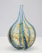 Vintage 1980’s Mdina Art Glass Lollipop Vase A