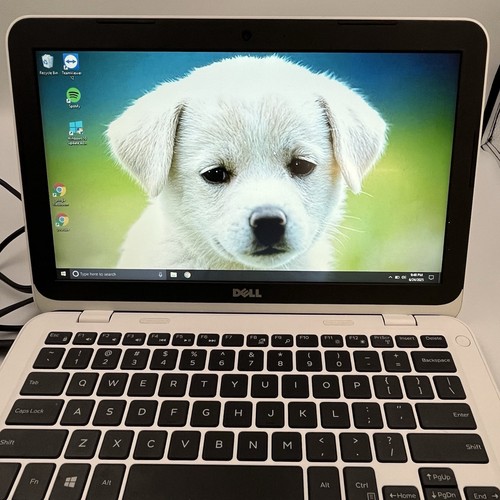Dell Inspiron 13" Laptop P24T Windows 10 500GB Intel Core 4GB weiß funktioniert - Bild 4 von 11