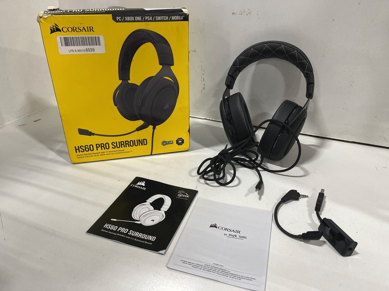 Corsair CA-9011213-NA HS60 Pro Surround 3.5mm/ USB Circumaural Gaming Headset