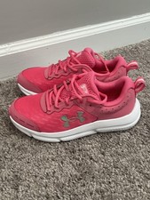 Under Armour Girls 5Y GGS Assert 10 Sneakers Pink NEW