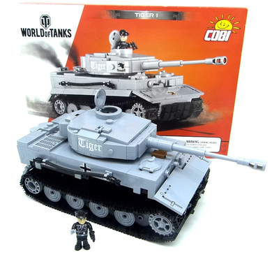 Cobi 3000 Tiger 1 World of Tanks mit Bauanleitung ungprüft auf Vollständigkeit