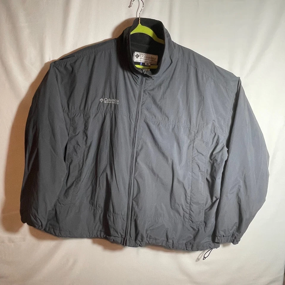 Columbia 4XL Mens 2 In 1 Double Whammy Jacket Coat Brown Green Fleece Lined Snow - Image 3 of 4