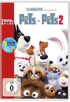 Pets  1&2 (DVD) Doppelpack Min: 165/DD5.1/WS  2Disc - Universal Picture  - (DVD