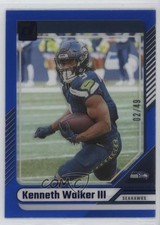 2024 Panini Clearly Donruss Blue 2/49 Kenneth Walker III #47 7rv
