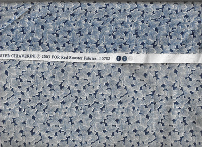 JENNIFER CHAVERINI,2003 FOR RED ROOSTER FABRICS,HALF YARD REMNANT,