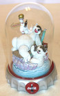The Coca-Cola Polar Bears Iceberg Break Franklin Mint Domed Sculpture Mismarked — photo 1