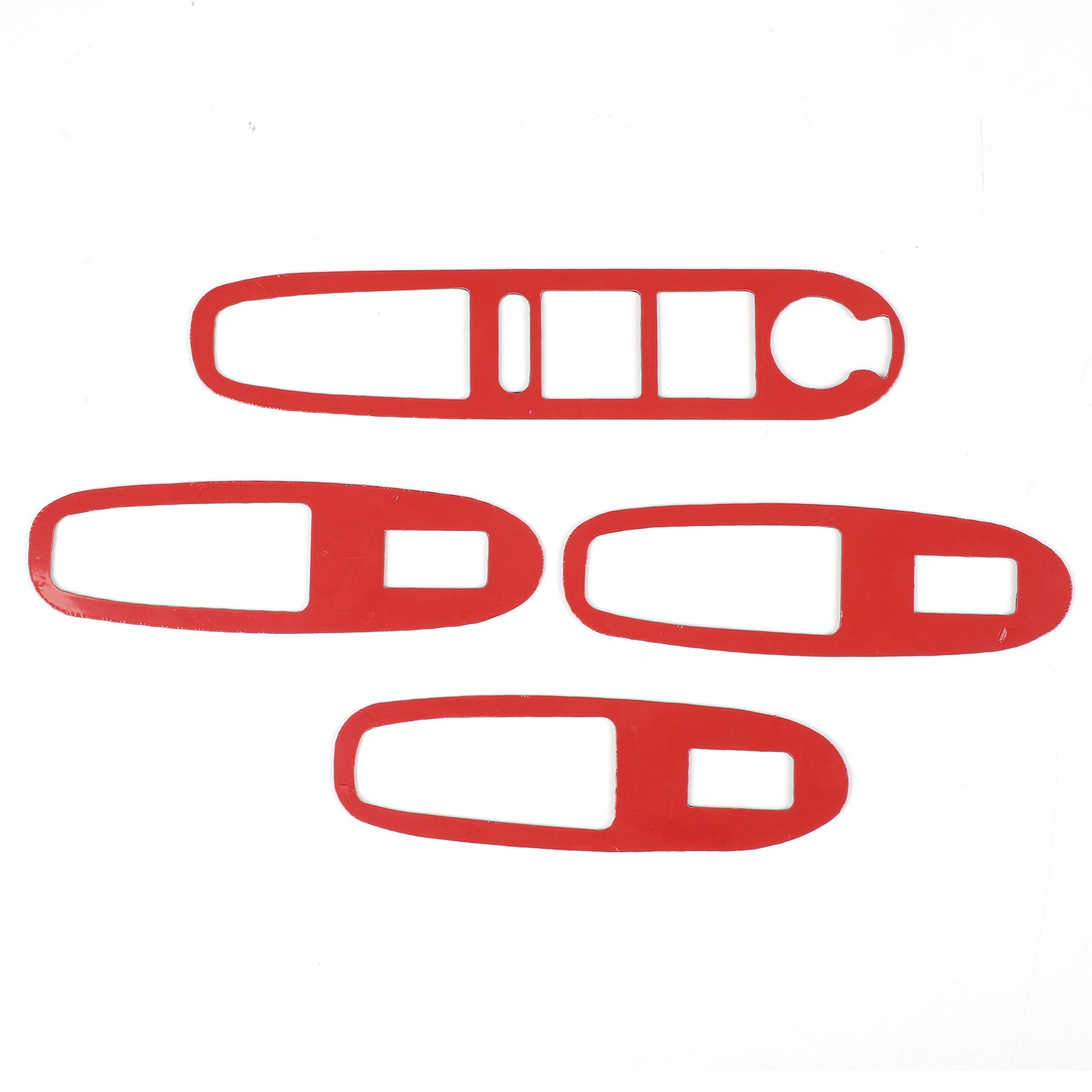 Carbon Car Window Glass Lifting Button Frame Sticker For Alfa Romeo 159 2004-11