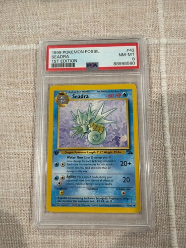 Seadra (1st Edition) graded PSA 8 for sale on eBay