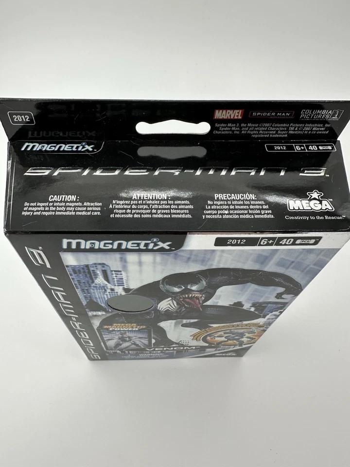 Mega Magnetic Power Mega Marvel Magnetics Figure Venom Spider-Man 3 - Image 3 of 4