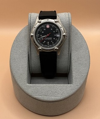 Wenger Watch S.A.K. Design Swiss Made Men's Watch Black Dial, Date, 100 M Water