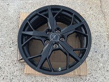 Genuine Front Black Aluminum 2020-2026 C8 Chevy Corvette Trident Wheel 23417380