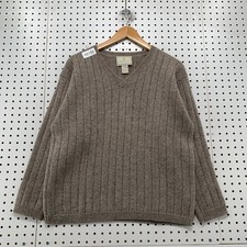 Express Tricot Wool Sweater Womens Medium Bro...