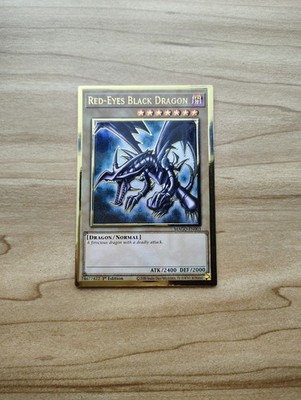 Yu-Gi-Oh! - Red-Eyes Black Dragon 1x - Premium Gold Rare - MAGO-EN003