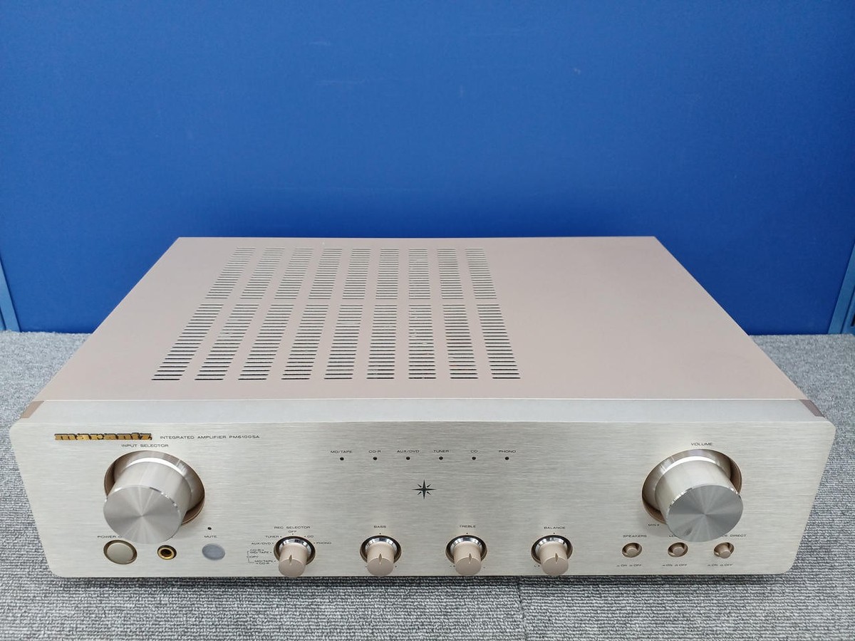MARANTZ PM6100SA Integrated Amplifier w/ Remote Power Cable Tested