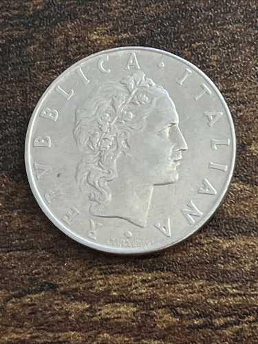 1961 Italy 50 Lire Lira Actual Coin TB1589*